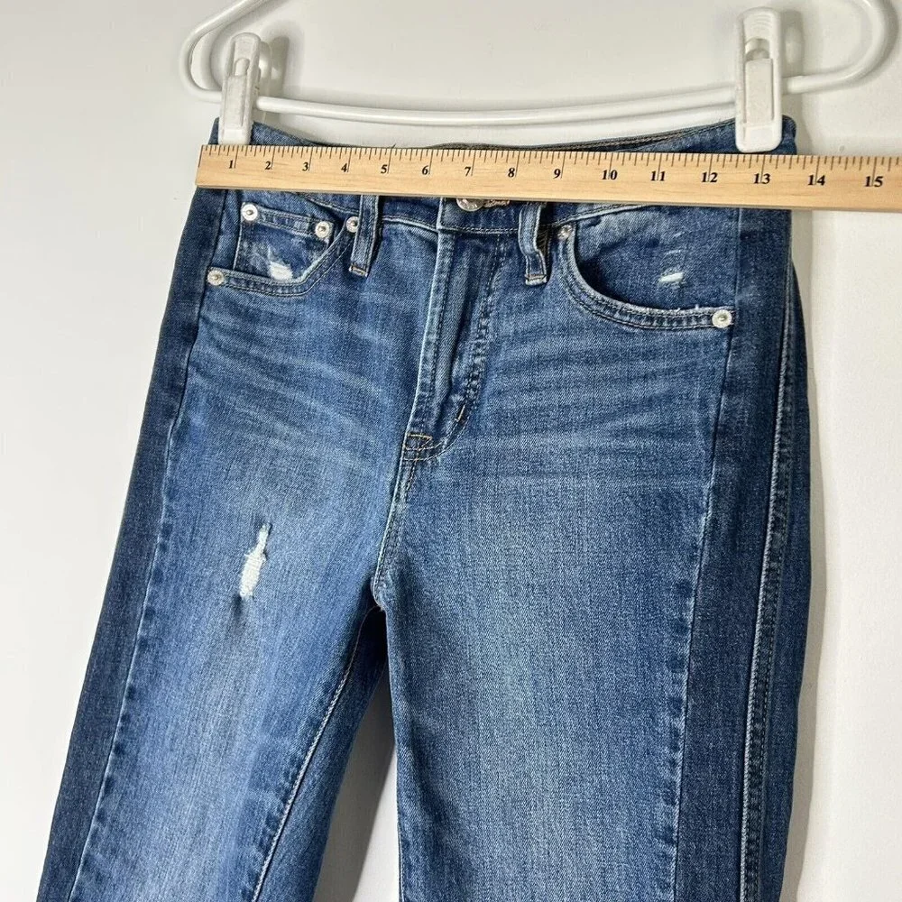 J Crew Vintage Straight‎ Jeans Womens Size 26 Two Tone